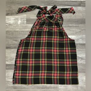 Jcrew Factory Holiday Plaid Halter Top size 6